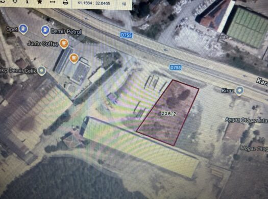 Karabük’te Ana Yola Sıfır Satılık Arsa (496m²)